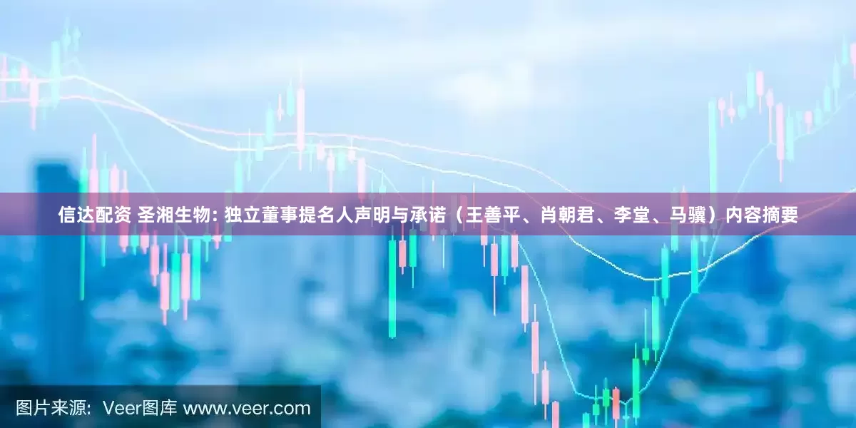 信达配资 圣湘生物: 独立董事提名人声明与承诺（王善平、肖朝君、李堂、马骥）内容摘要